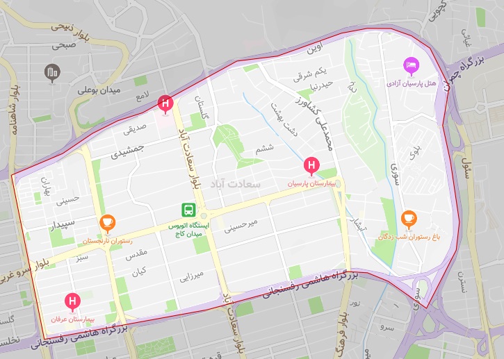 سعادت‌آباد؛ محله‌ای لوکس با تاریخچه‌ای جذاب! 🏙️✨