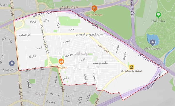 دولت‌آباد؛ محله‌ای با تاریخ و تحولات نوین در جنوب شرقی تهران! 🏙️🚶‍♂️