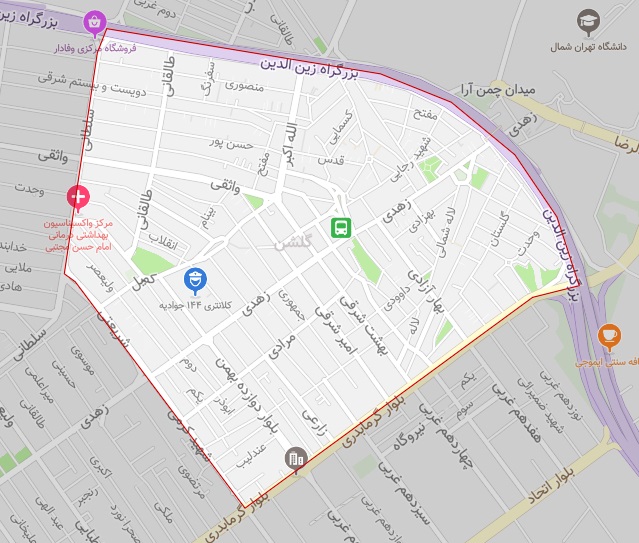 "محله خاک‌سفید: قلب تپنده شرق تهران با تاریخ و تحولی جذاب!"