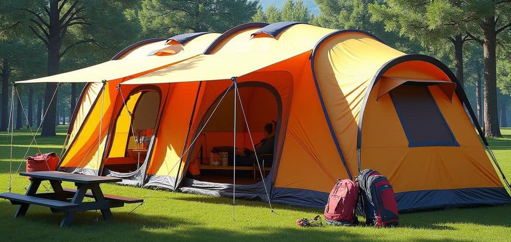 قیمت چادر مسافرتی 12 نفره