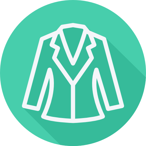 آیکون دسته مانتو ، شکت ، بارانی و پالتو