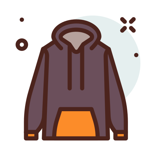 آیکون دسته انواع هودی سویشرت وست زمستانه