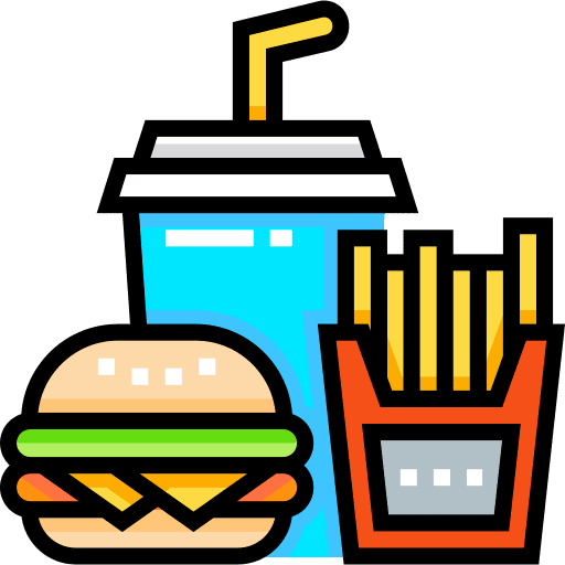 آیکون دسته مواد خوراکی و غذایی