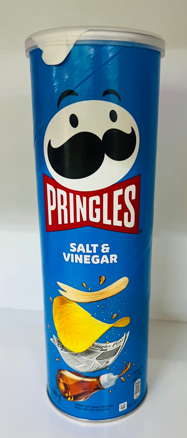 چیپس با طعم سرکه و نمک پرینگلز - 165 گرم