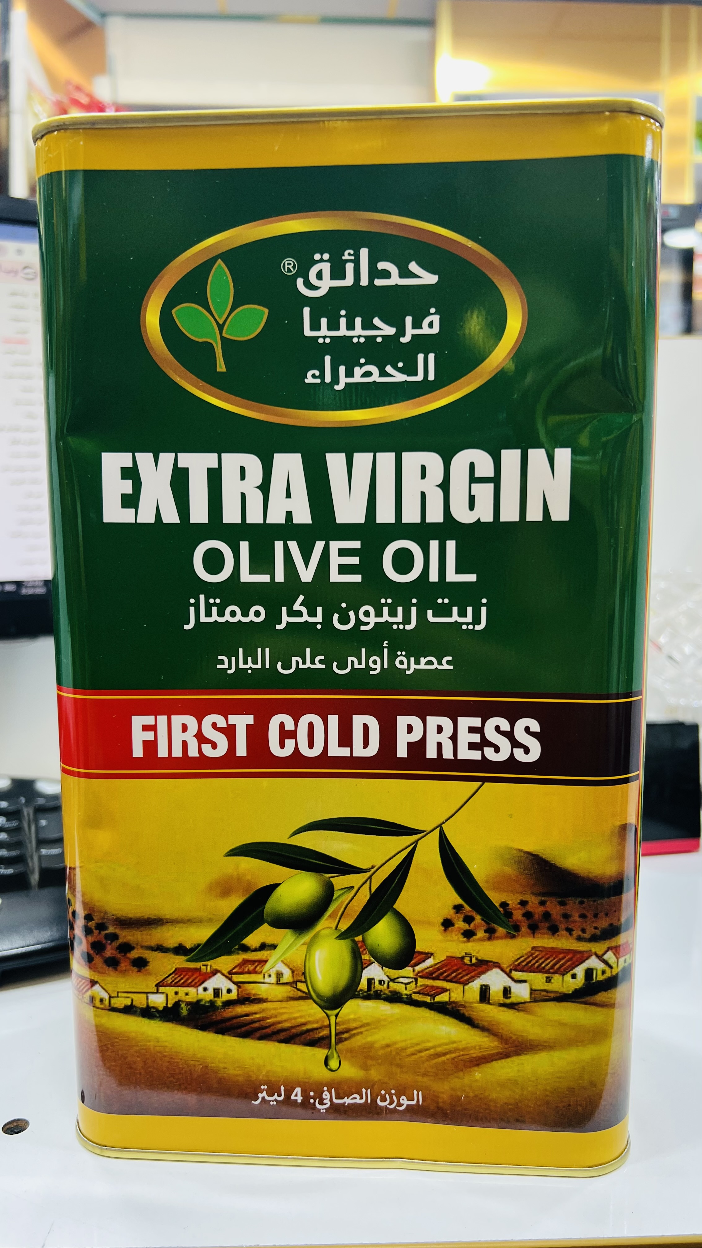 روغن زیتون 4 لیتری اصل اسپانیایی EXTRA VIRGIN
