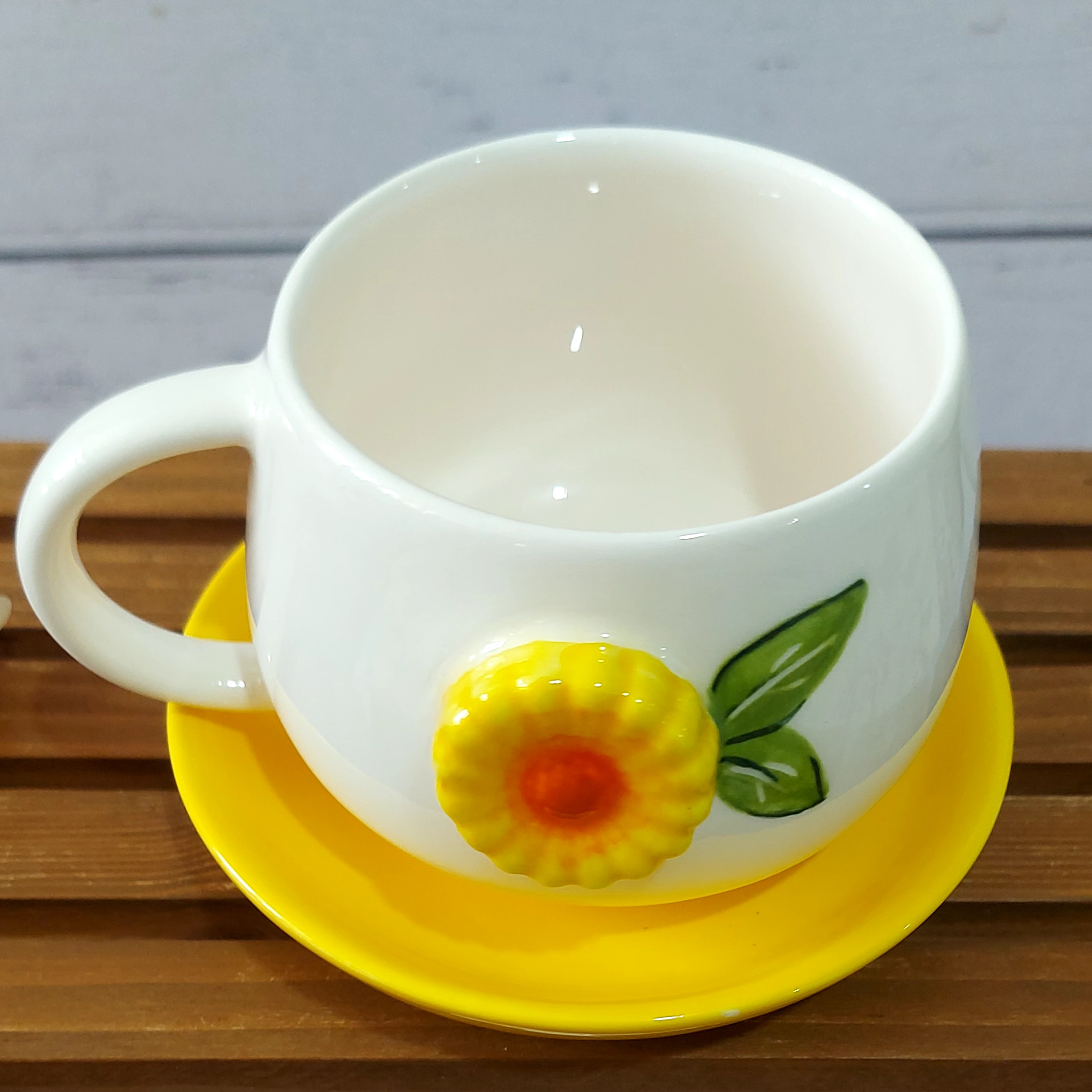 فنجون چایخوری طرح آفتابگردان