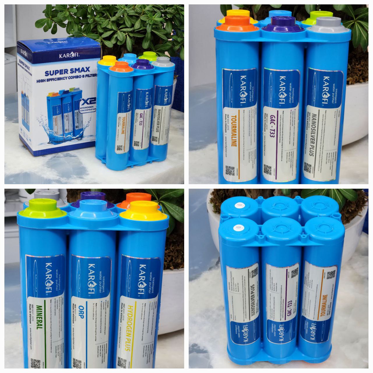 ست 6 تایی فیلتر تصفیه آب خانگی Karofi