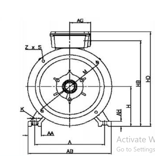 الکتروموتور سه فاز چدنی 55 کیلووات جمکو دور موتور 3000RPM