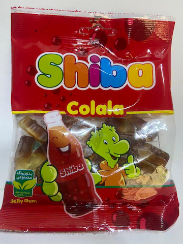 پاستیل شیبا90گرمی(کولا)