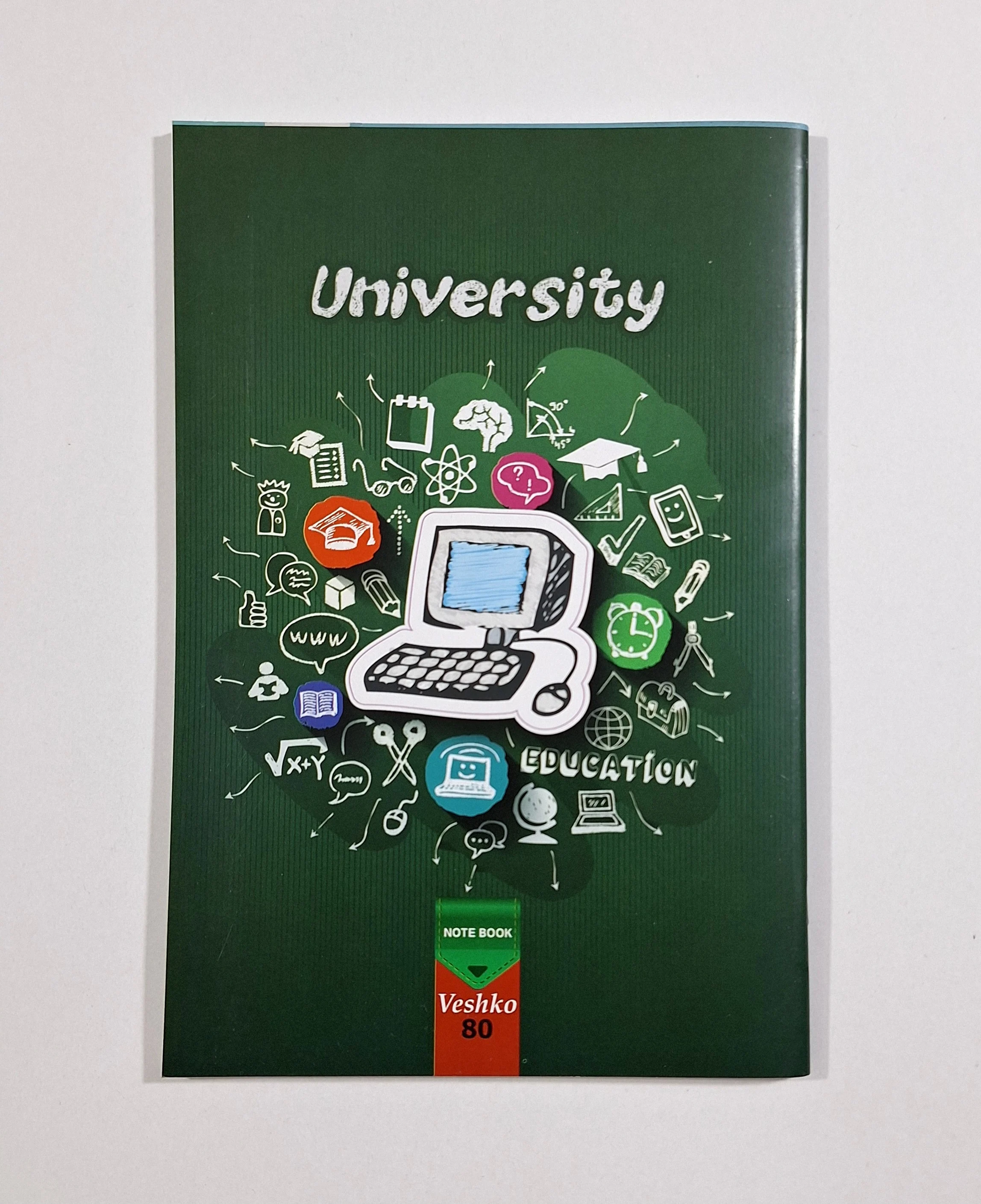 دفتر 80 برگ منگنه ای وشکو (بسته 6تایی)