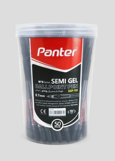 خودکار 0.7 گریپ دار مشکی پنتر Panter