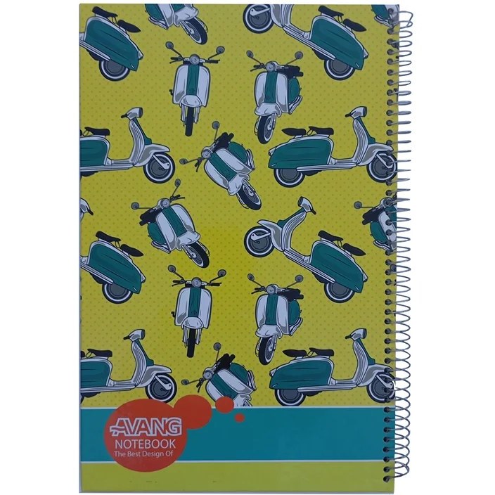 دفتر 100 برگ فنری آونگ (بسته 6تایی)