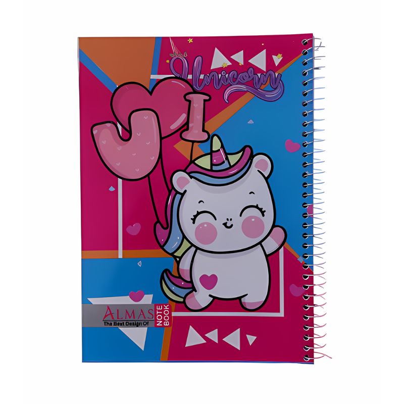 دفتر 100 برگ فنری (بسته 6تایی)