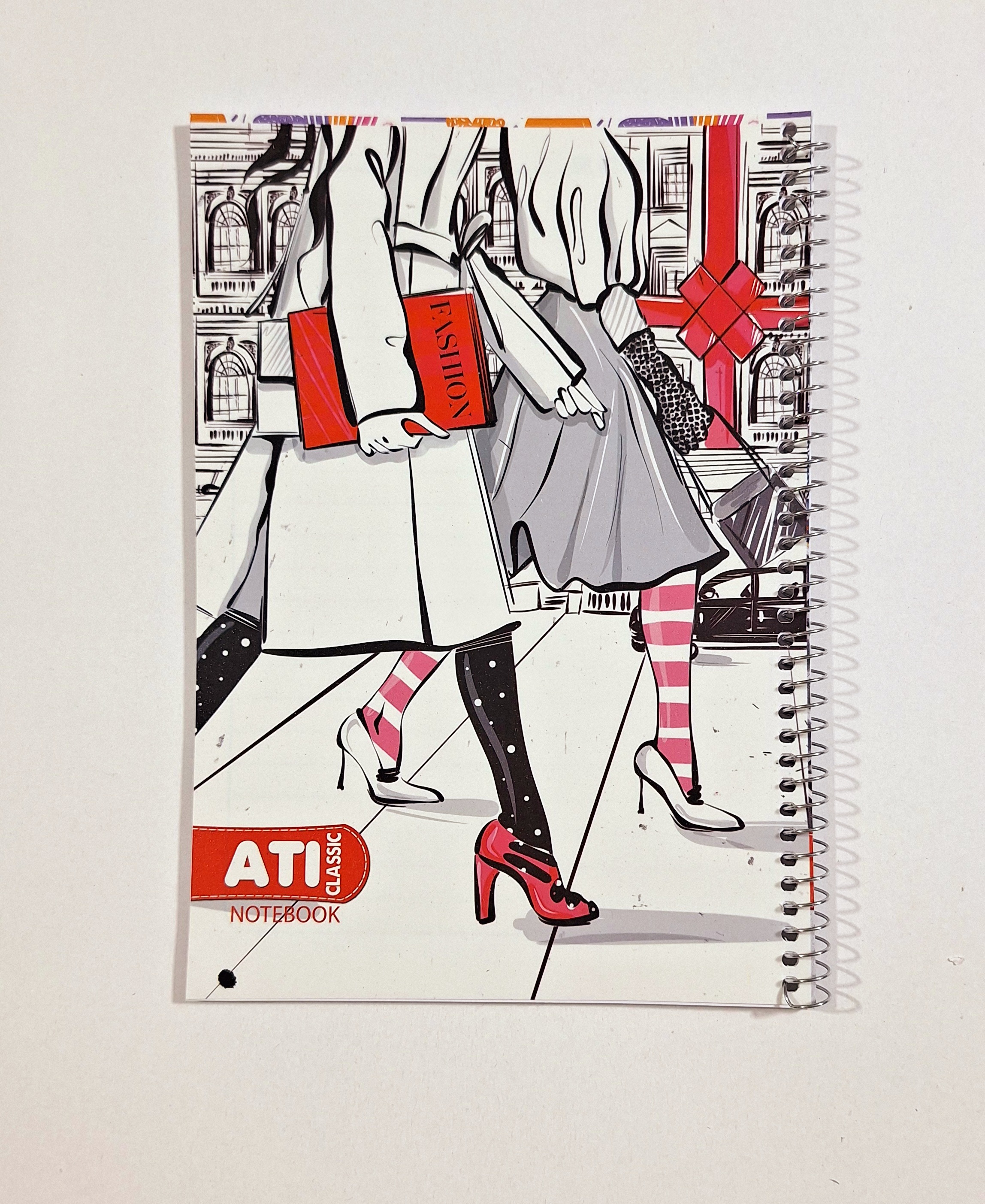 دفتر 100 برگ فنری (بسته 6تایی)