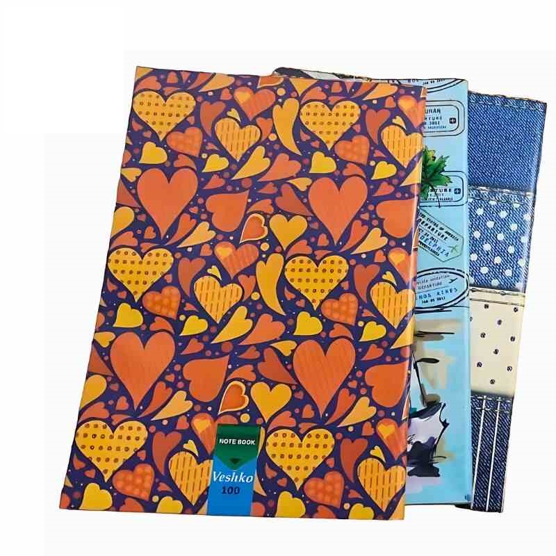 دفتر 100 برگ منگنه ای وشکو (بسته 6تایی)