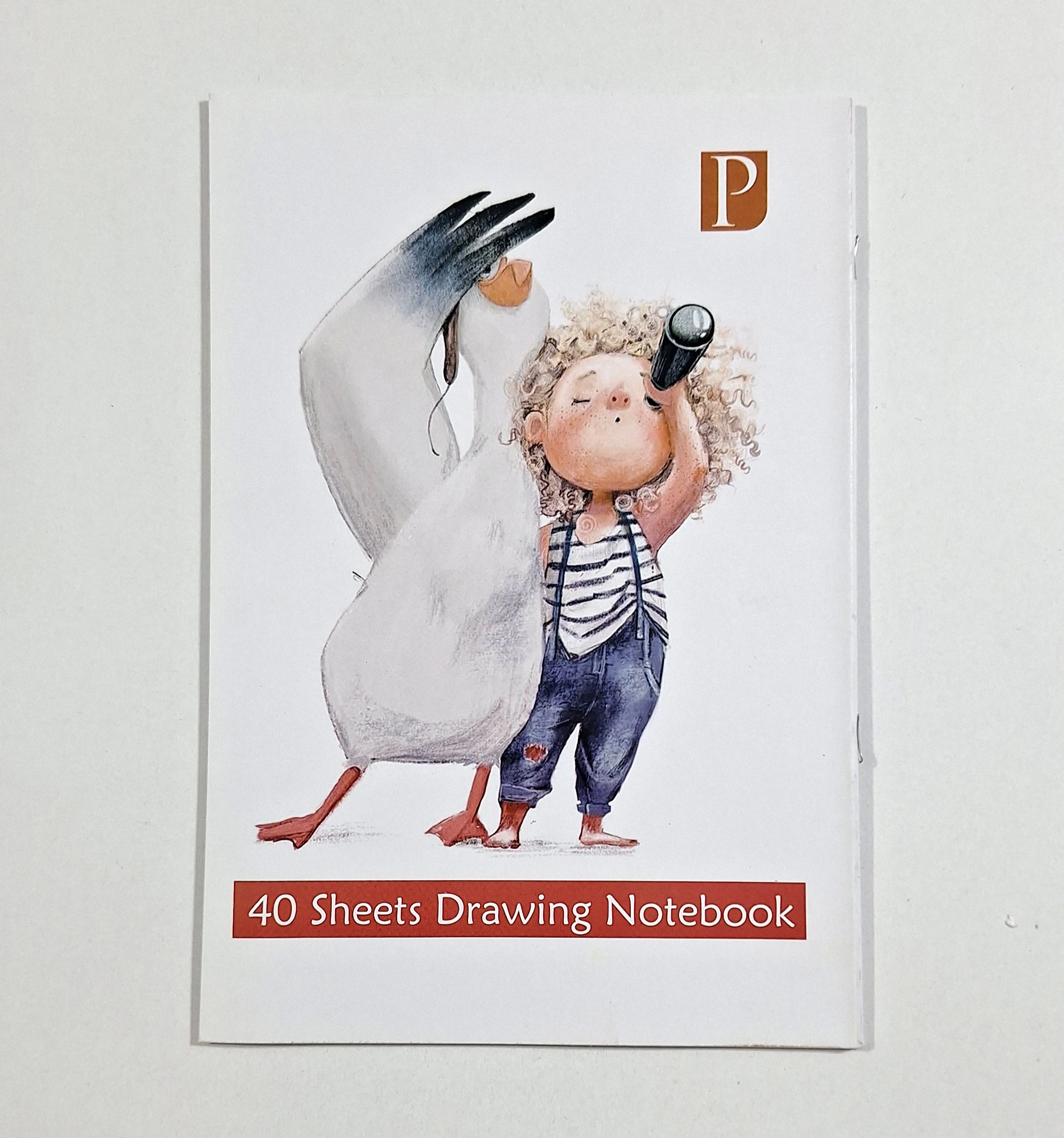 دفتر 40 برگ منگنه ای نقاشی وشکو (بسته 6تایی)