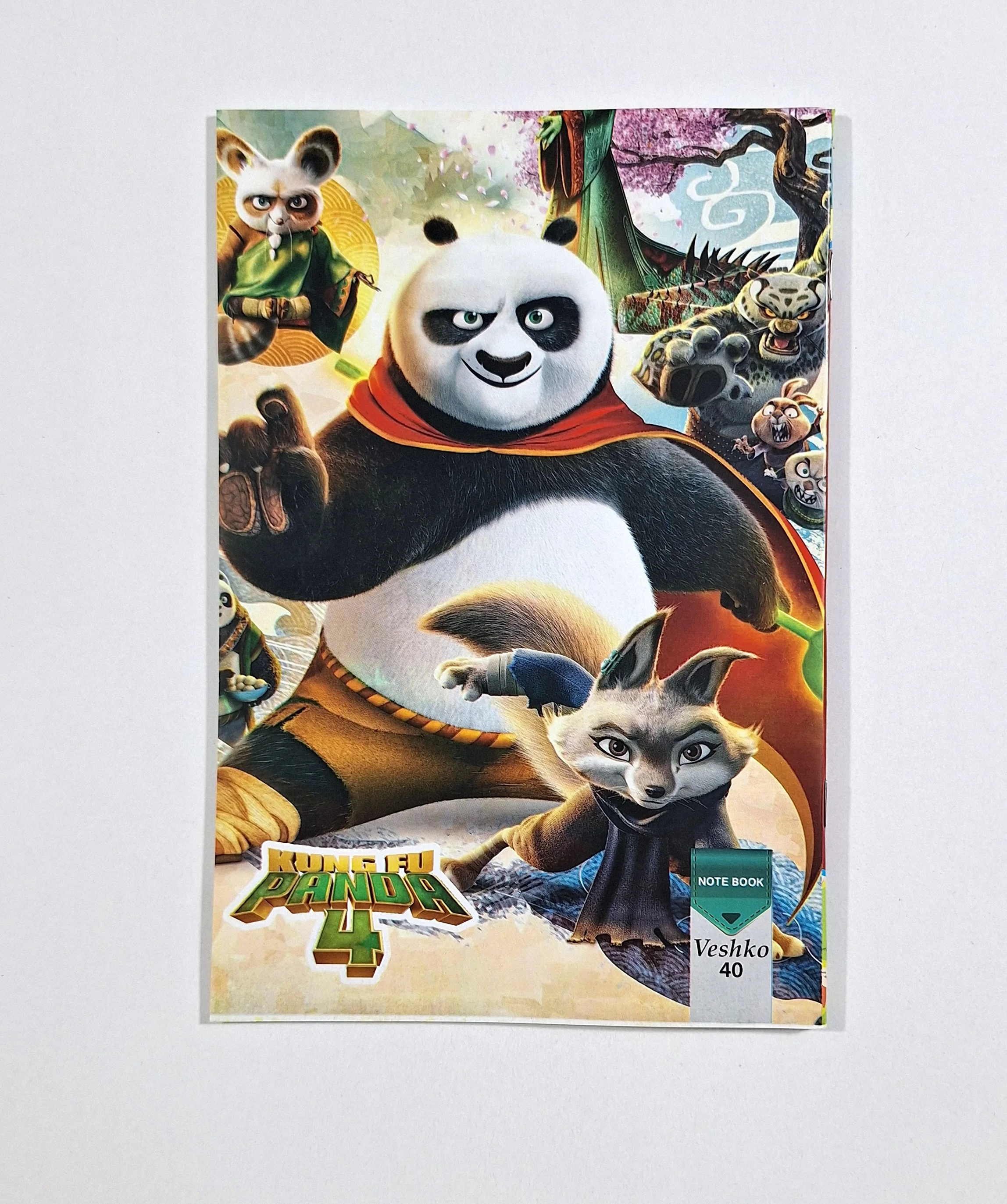 دفتر 40 برگ منگنه ای نقاشی وشکو (بسته 6تایی)