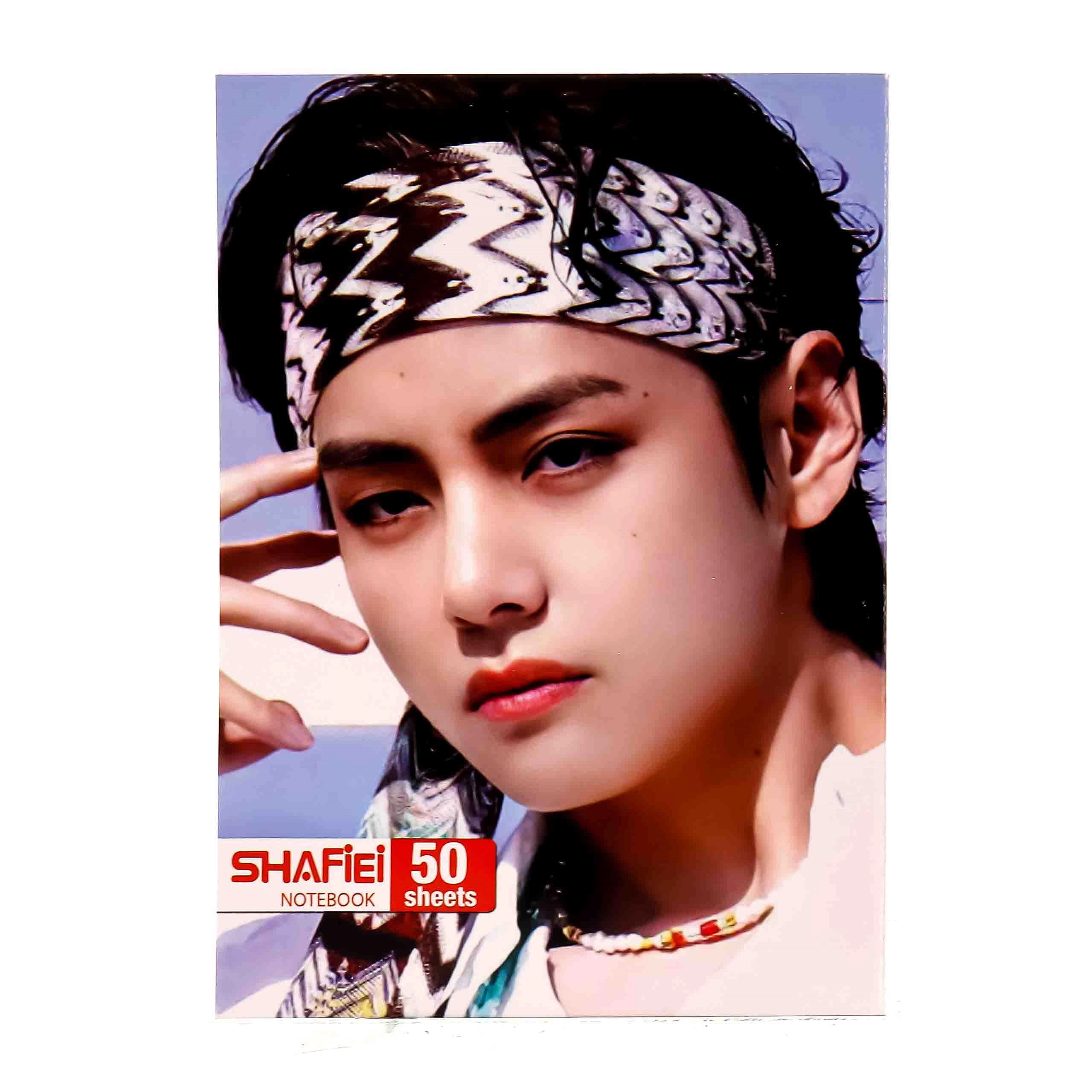 دفتر 50 برگ بی تی اس ته چسب شفیعی