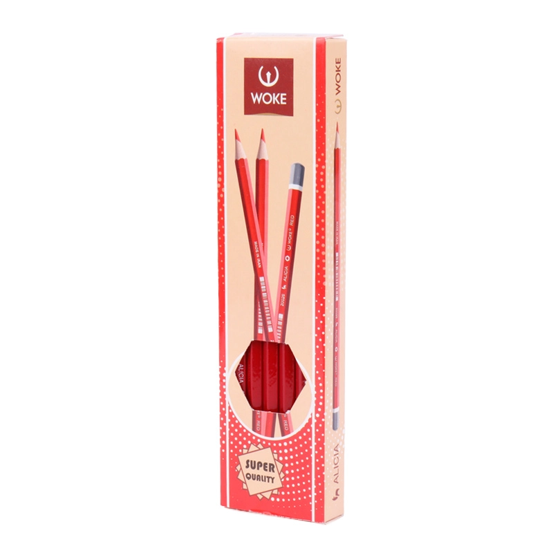 مداد قرمز ووک WOKE 20026 (بسته 12 تایی)