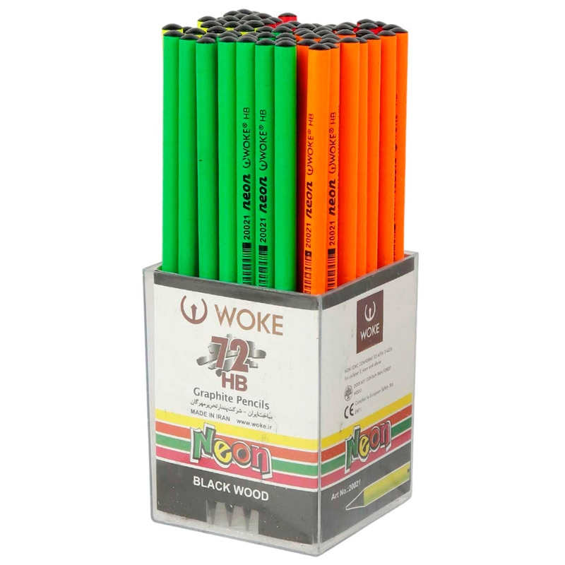مداد مشکی ووک WOKE 20021 (بسته 72 تایی)
