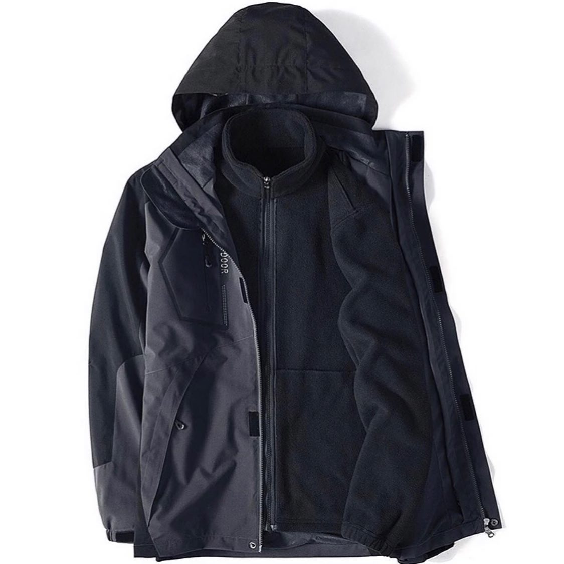 كاپشن دوپوش پلار دار (دوقلو )گورتكس