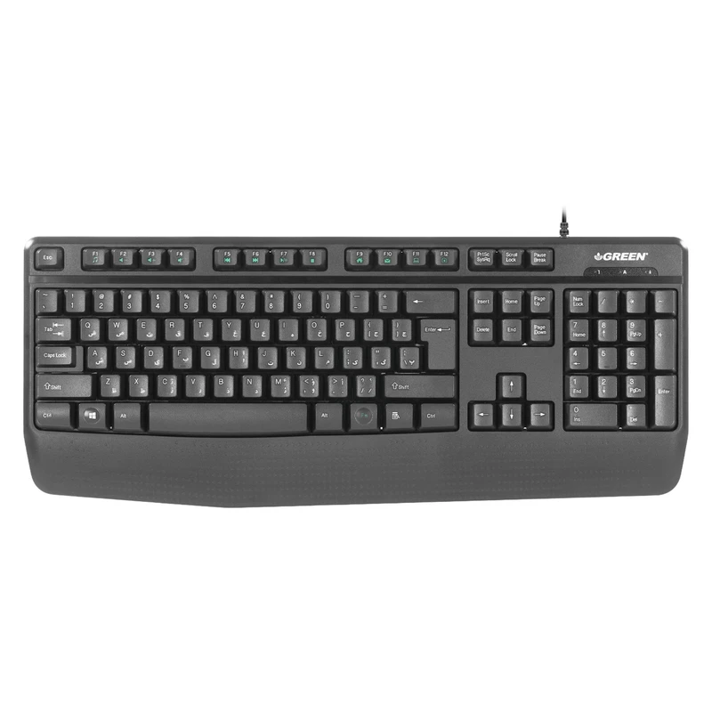 کیبورد گرین مدل GK306، سوییچ ممبران، Full-Size