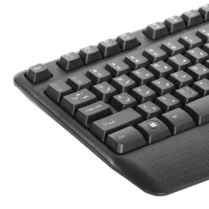 کیبورد گرین مدل GK306، سوییچ ممبران، Full-Size