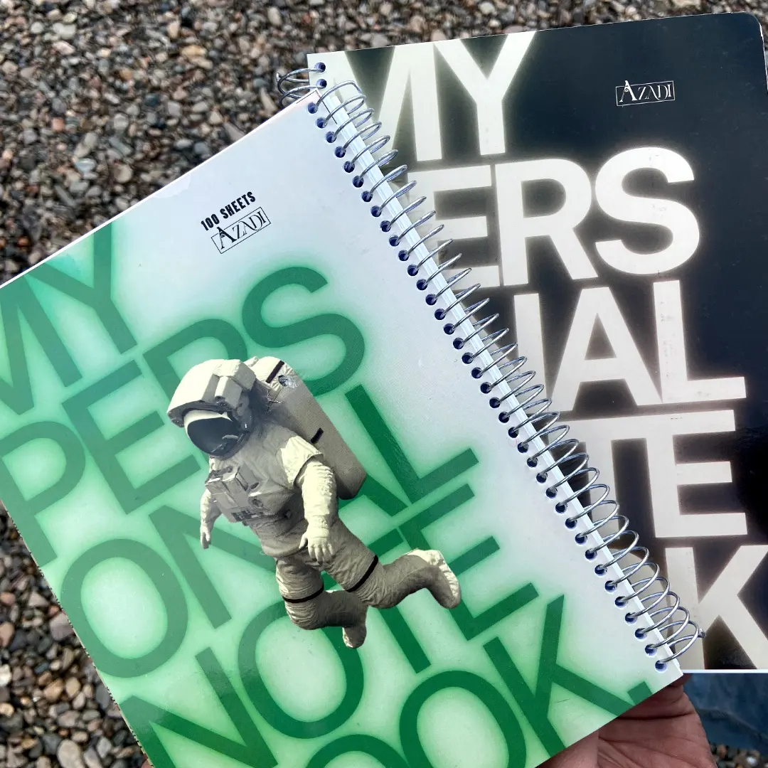 دفتر فانتزی 100 برگ سیمی بسته 9 عددی