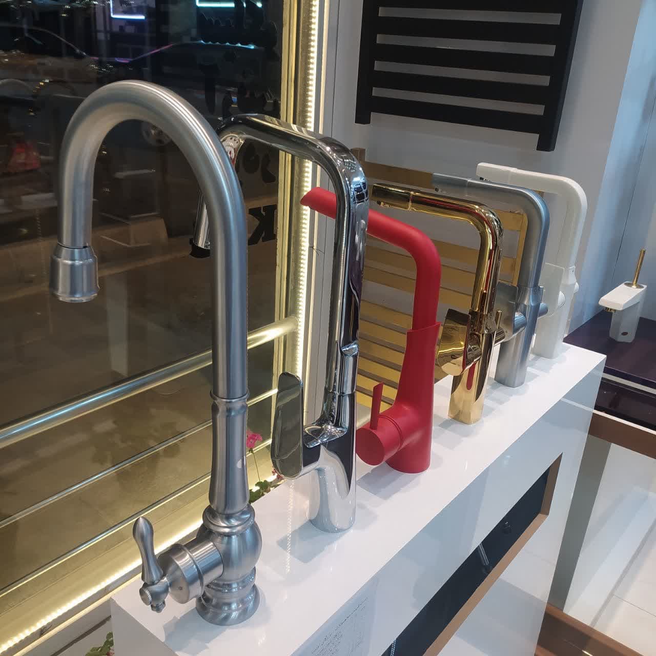 شیر آشپزخانه دو منظوره شودرمدل یونیک پلاس کروم