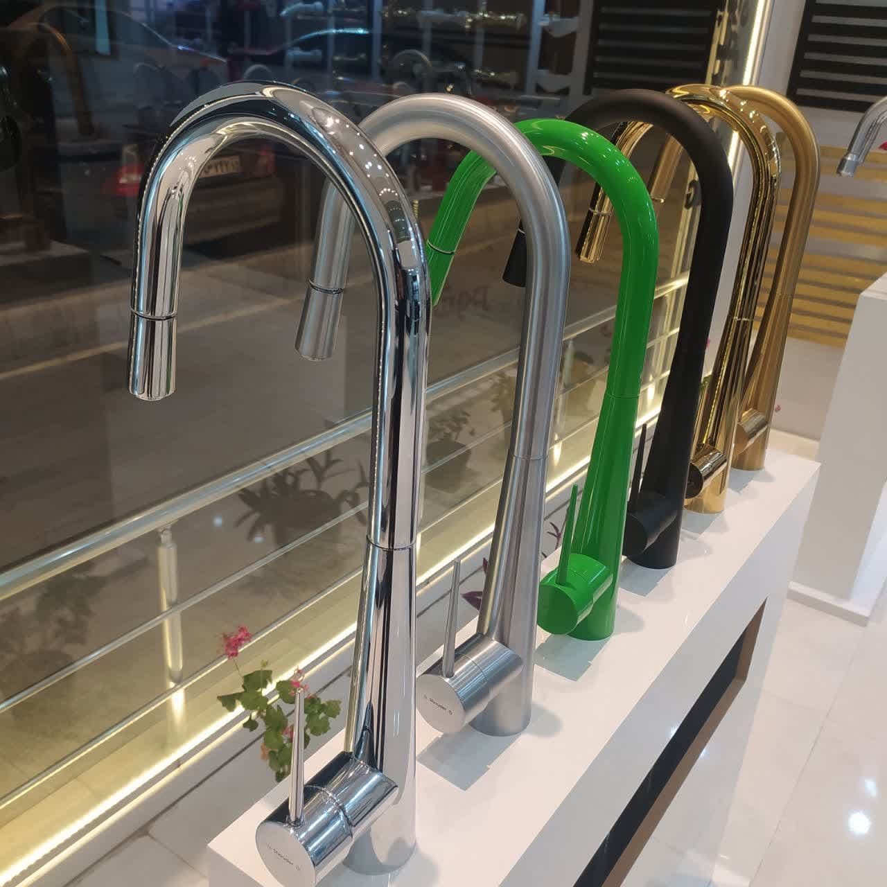 شیر آشپزخانه شودرمدل ایتن سبز