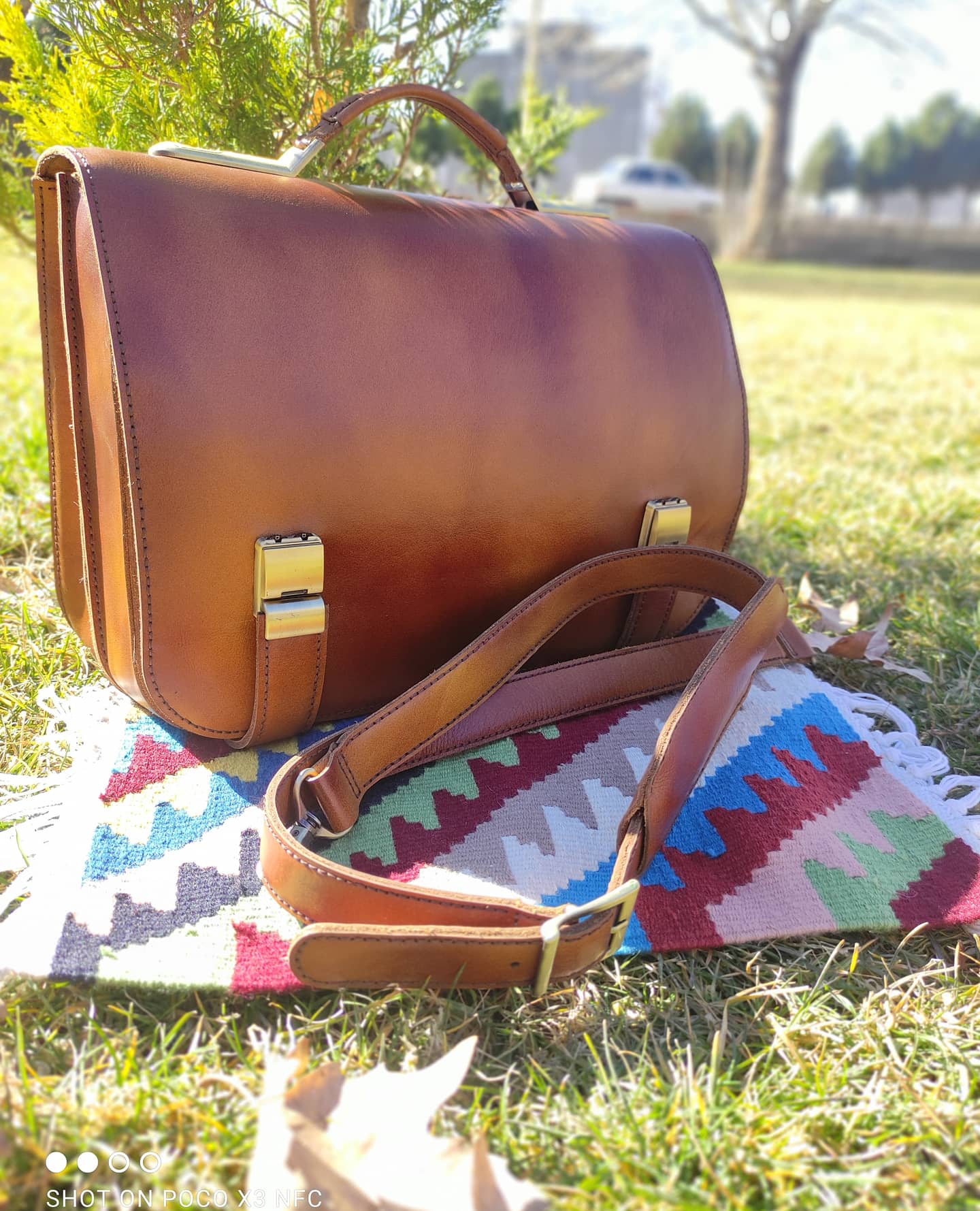 کیف دیپلمات چرم طبیعی