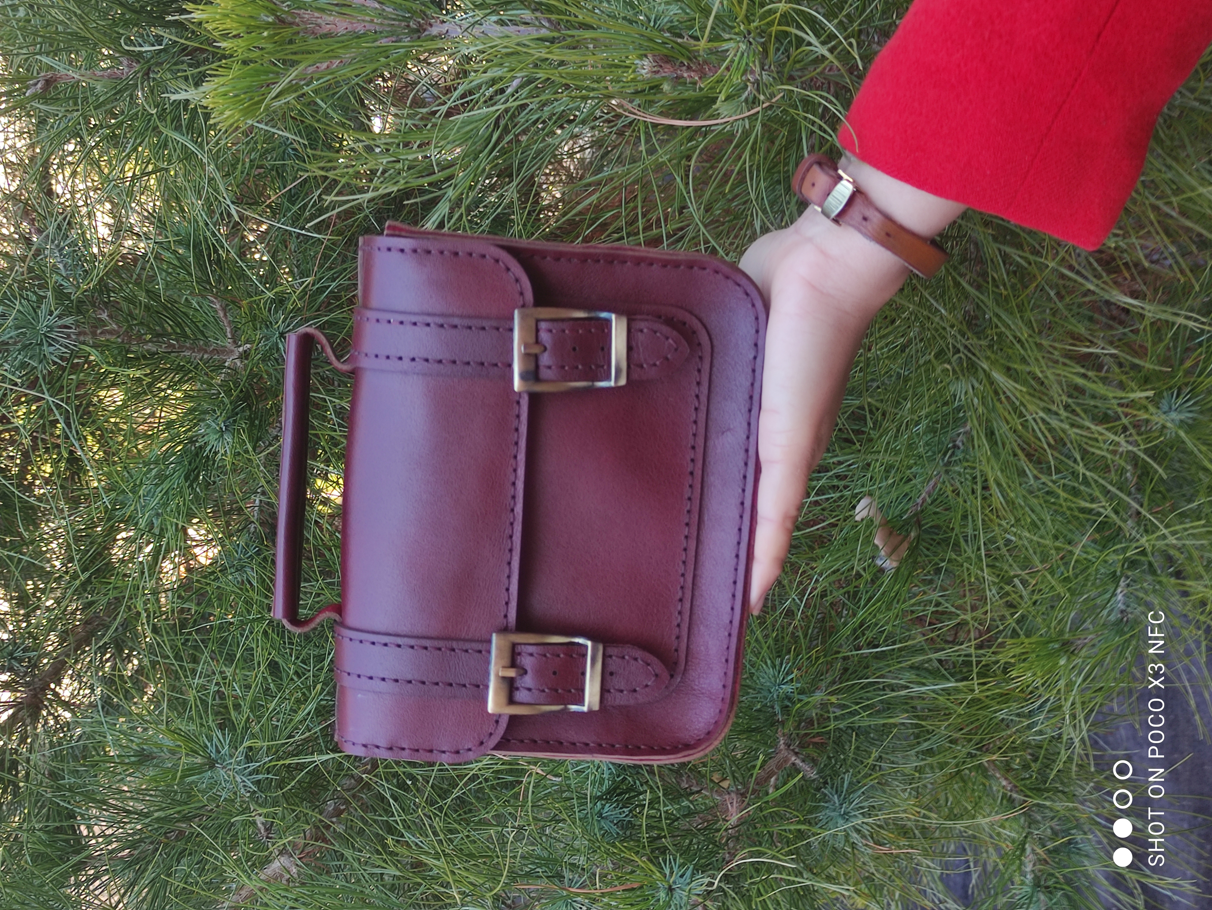 مینی کیف صندوقی دوشی زنانه