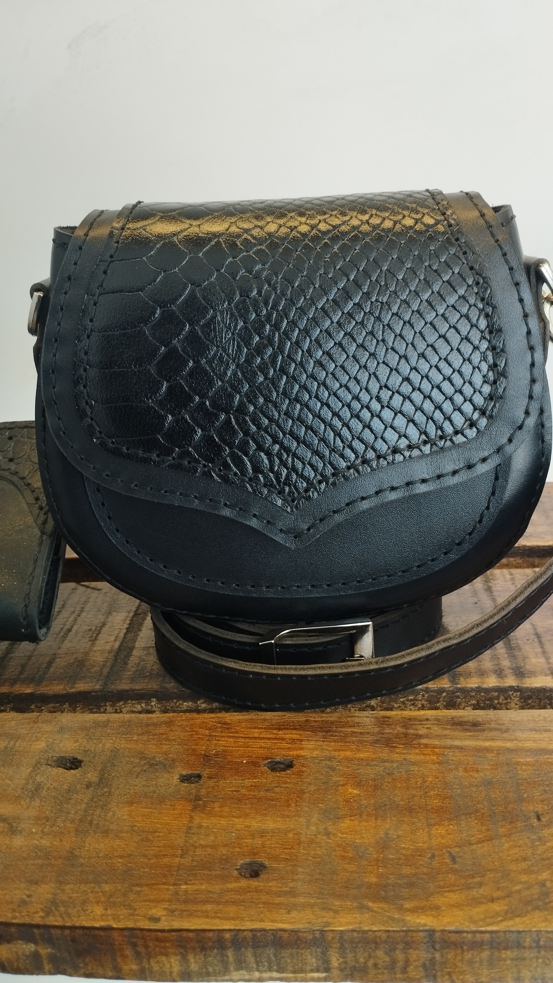 کیف دوشی تلفیقی چرم