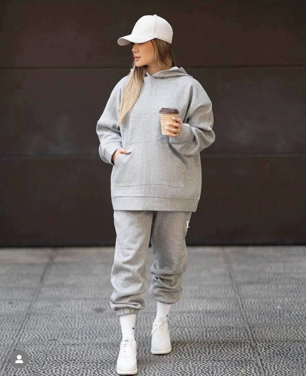 ست هودی و شلوار راحتی - دورس کرکی فوق نرم - فری سایز (۳۶ تا ۴۴) - ست کامل راحتی 9068