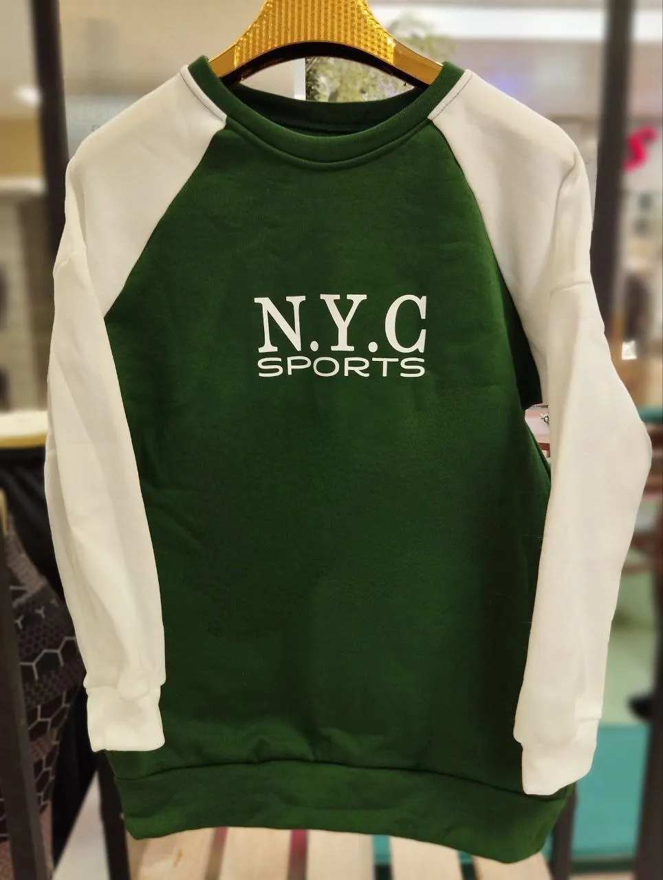 دورس آستین رگلان نیویورک - دورس کرکی فوق نرم - فری سایز (۳۶ تا ۴۶) - طرح NYC   شناسه 2610