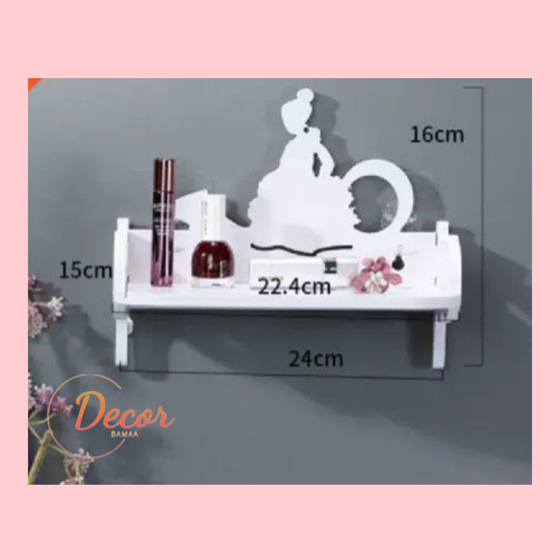 شلف دیواری طرح دختر