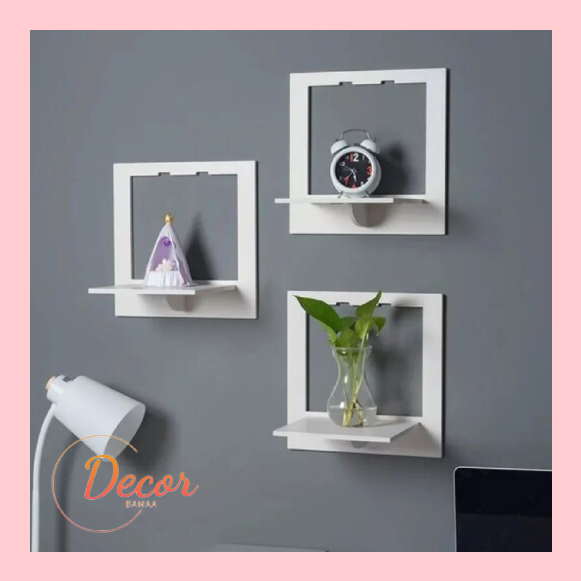 شلف دیواری مربعی