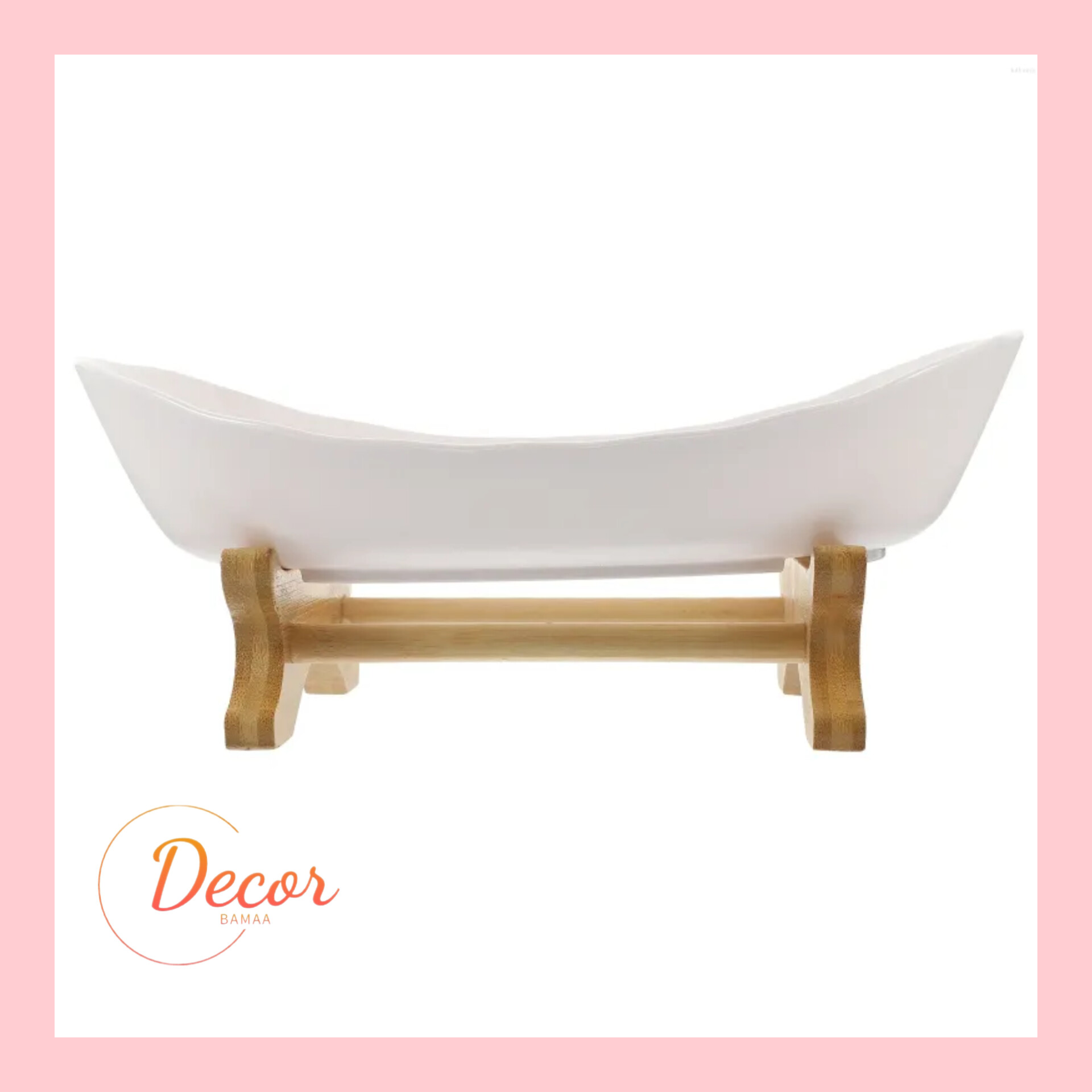 استند پذیرایی پلی اتیلن پایه چوبی قایقی