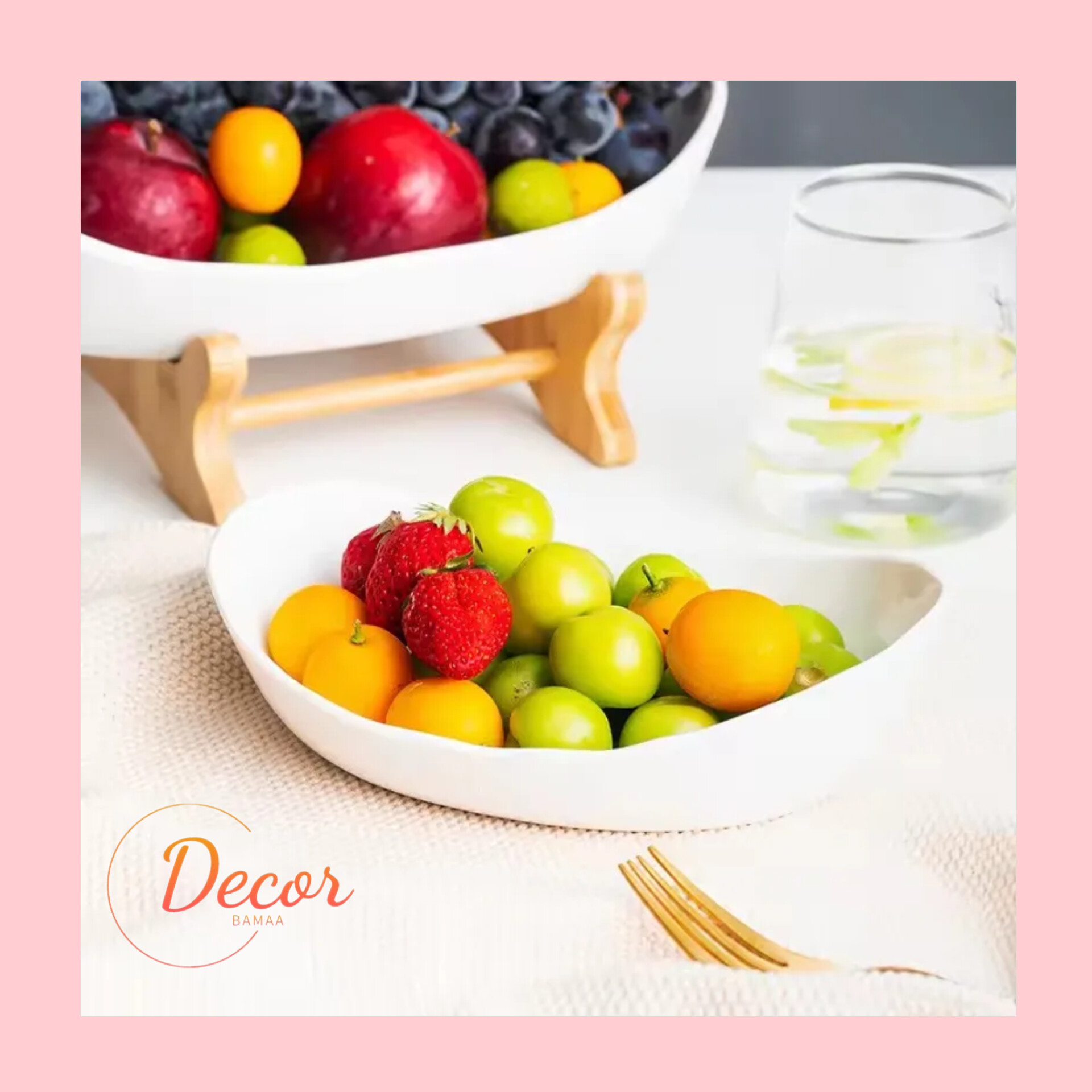 استند پذیرایی پلی اتیلن پایه چوبی قایقی