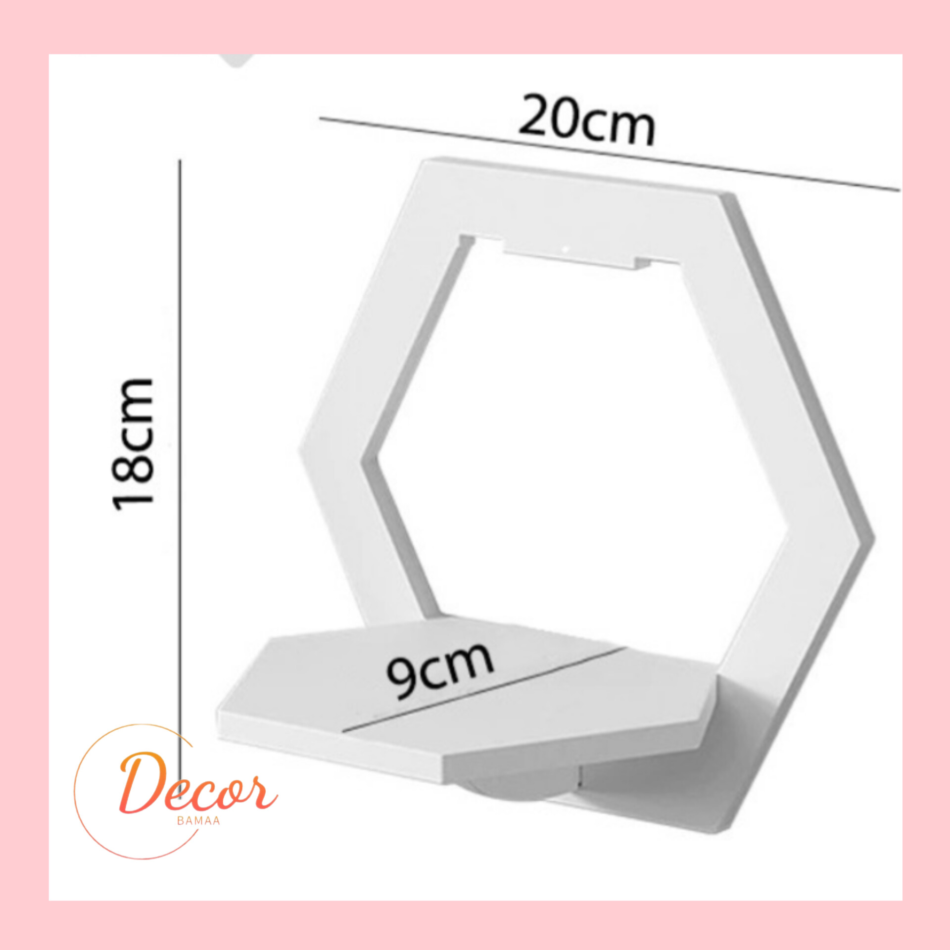 شلف دیواری شش ضلعی