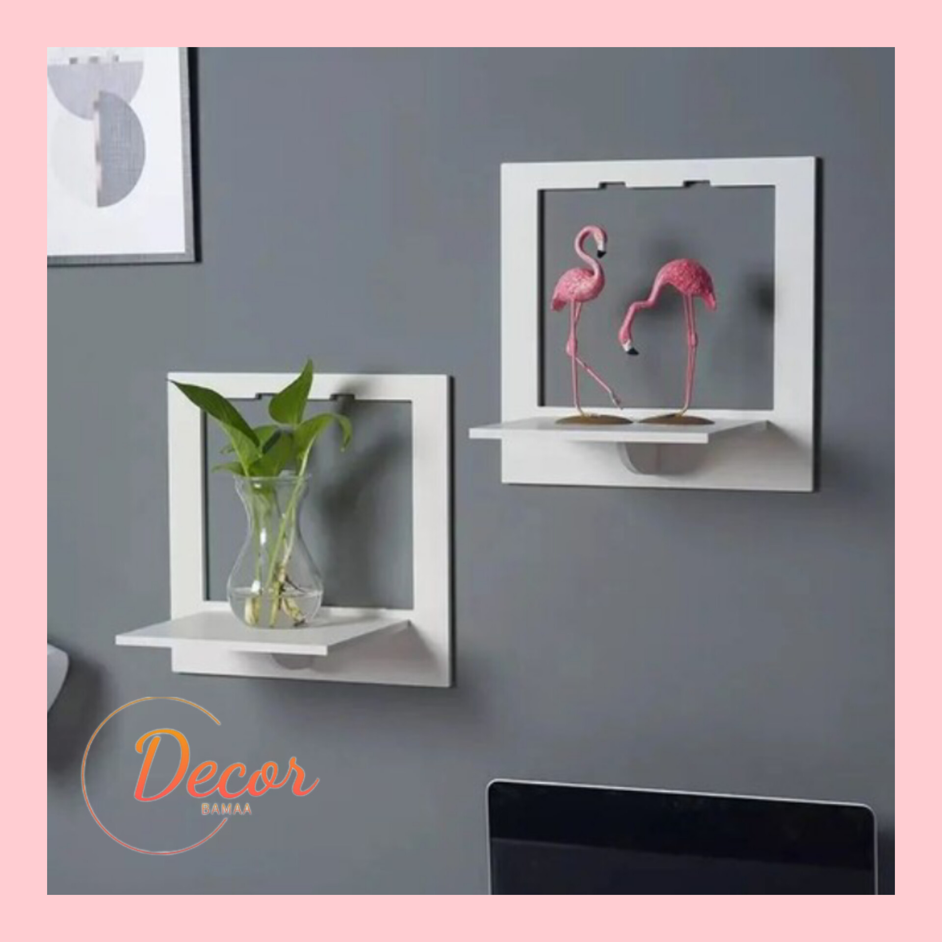 شلف دیواری مربعی