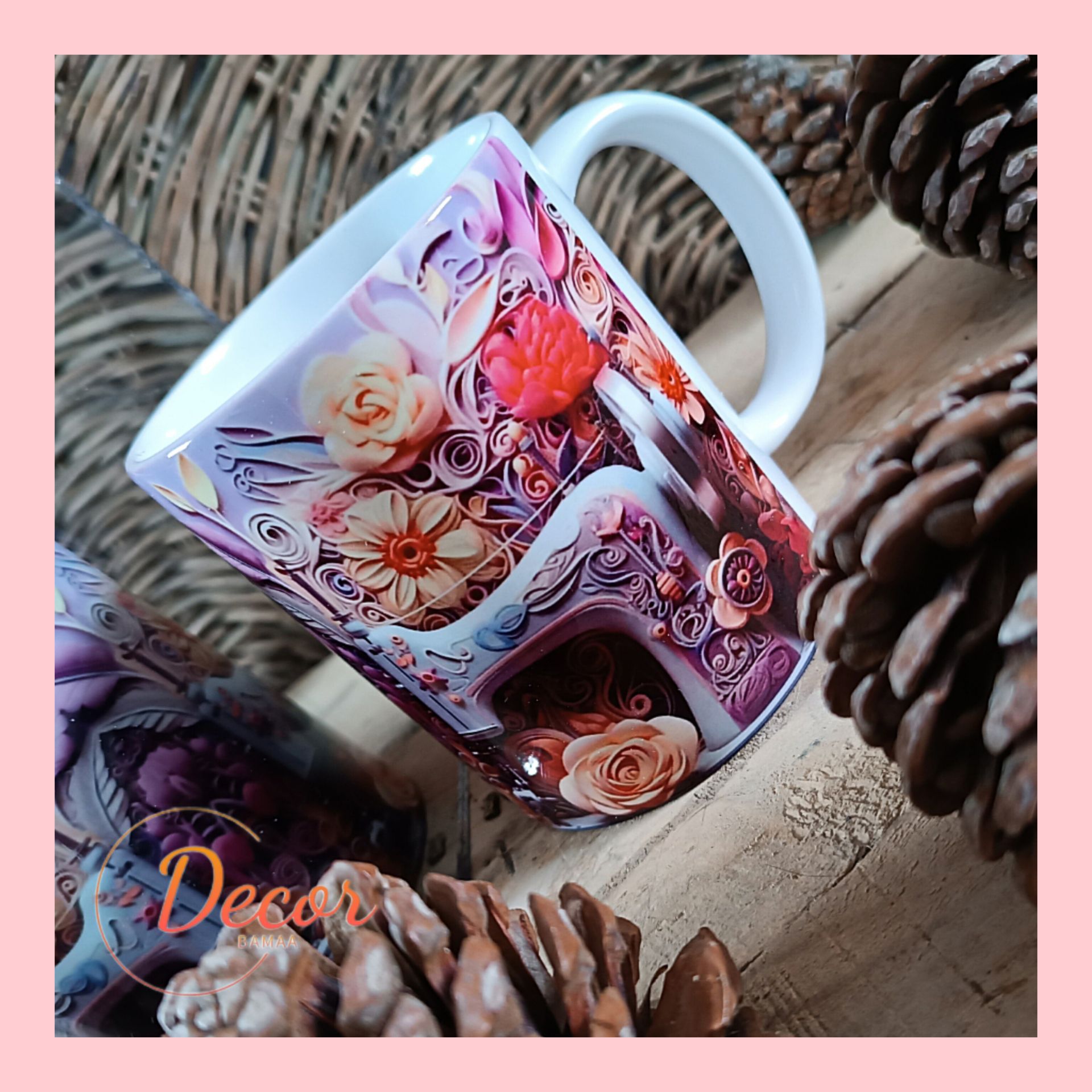 ماگ سرامیکی ( چرخ خیاطی)