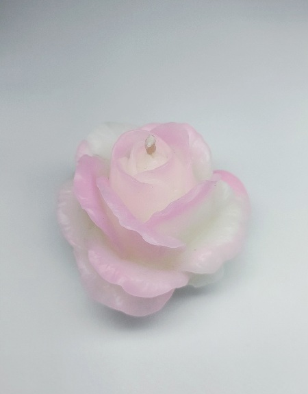 شمع گل رز دست‌ساز