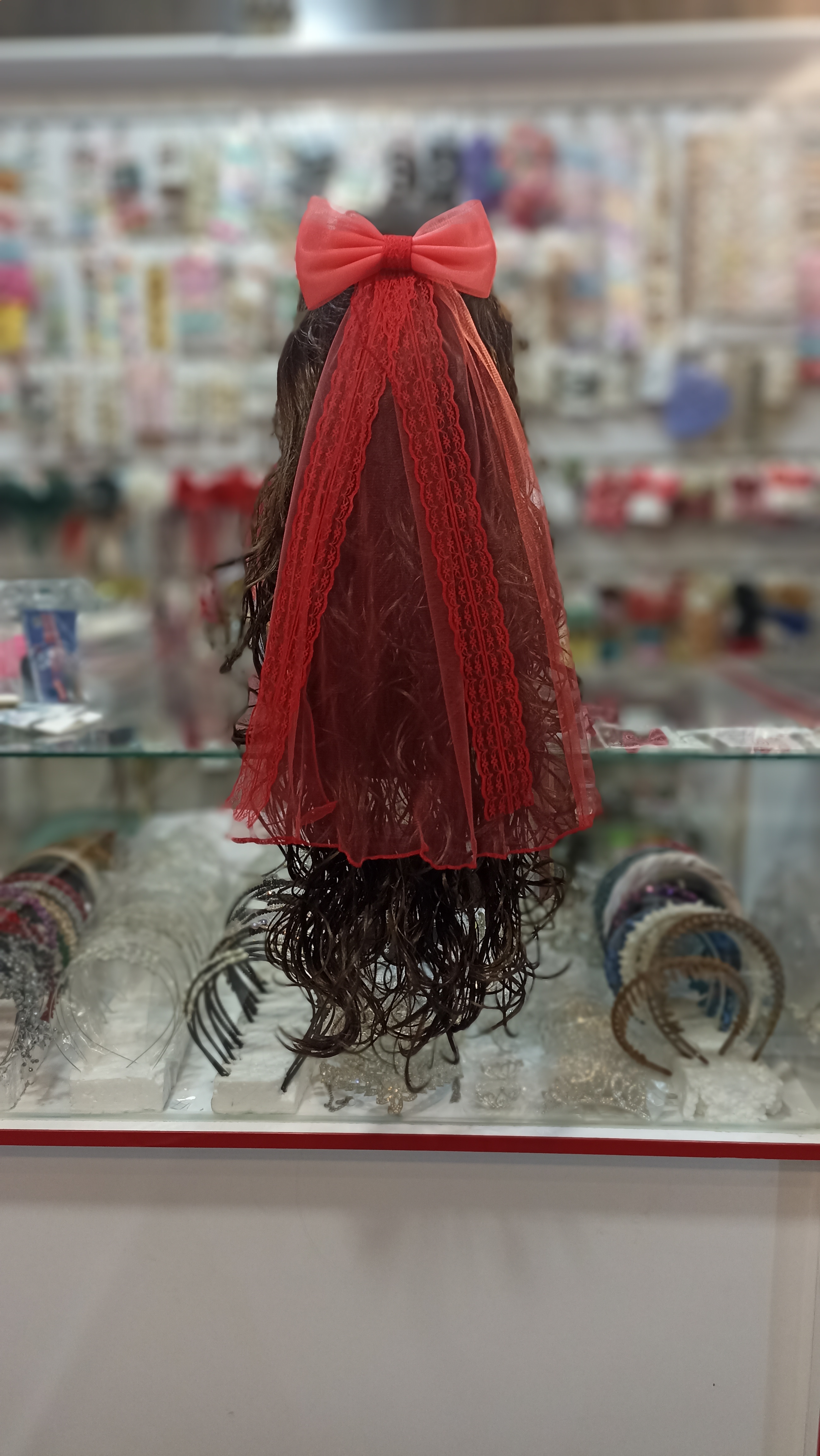 انبری پاپیون توردار بلند