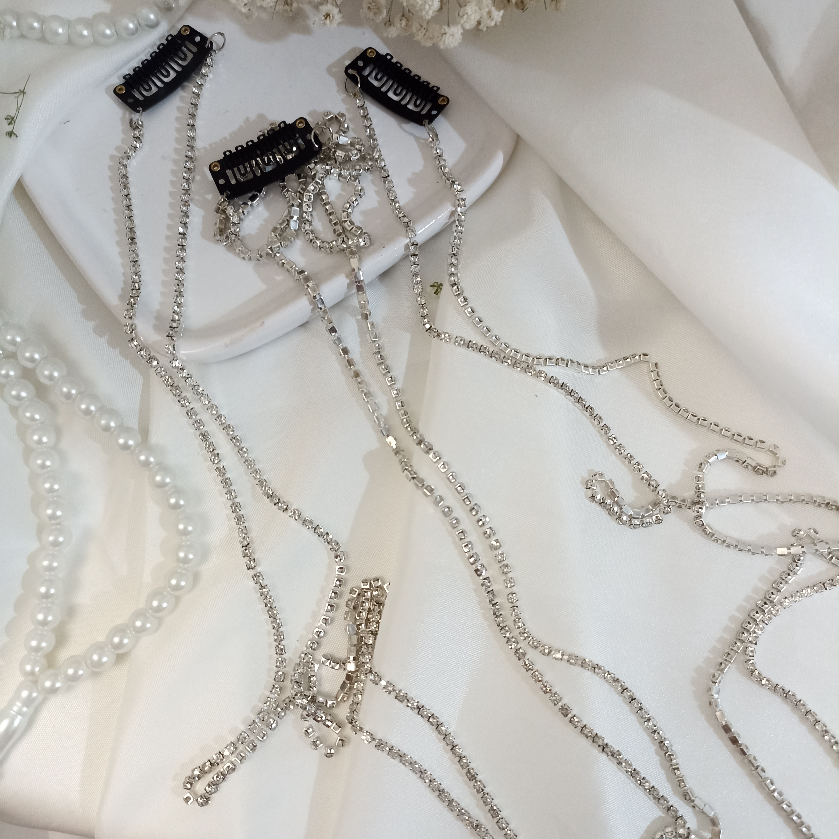 ریسه مو نگین دار