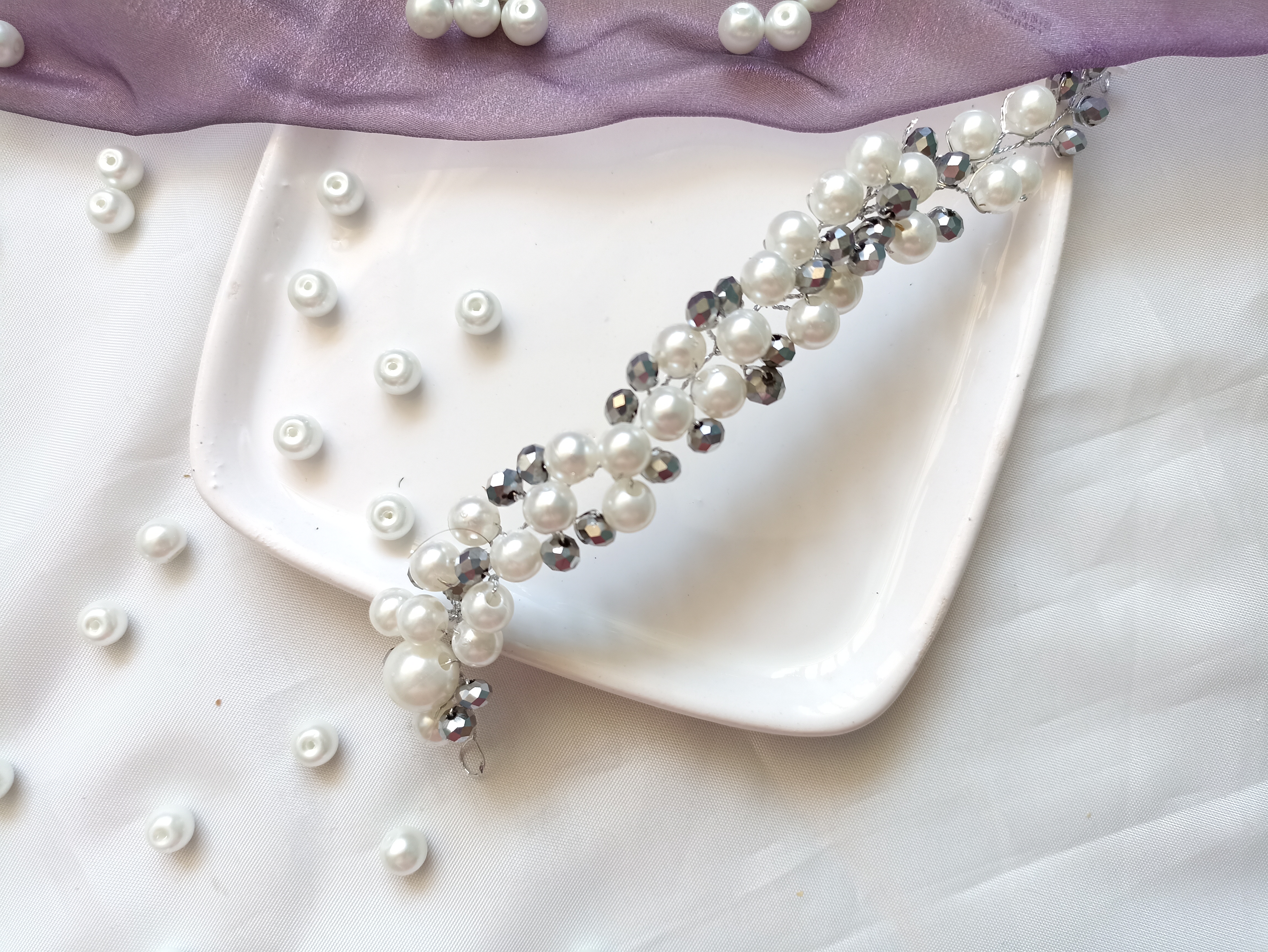 ریسه خطی مرواریدی