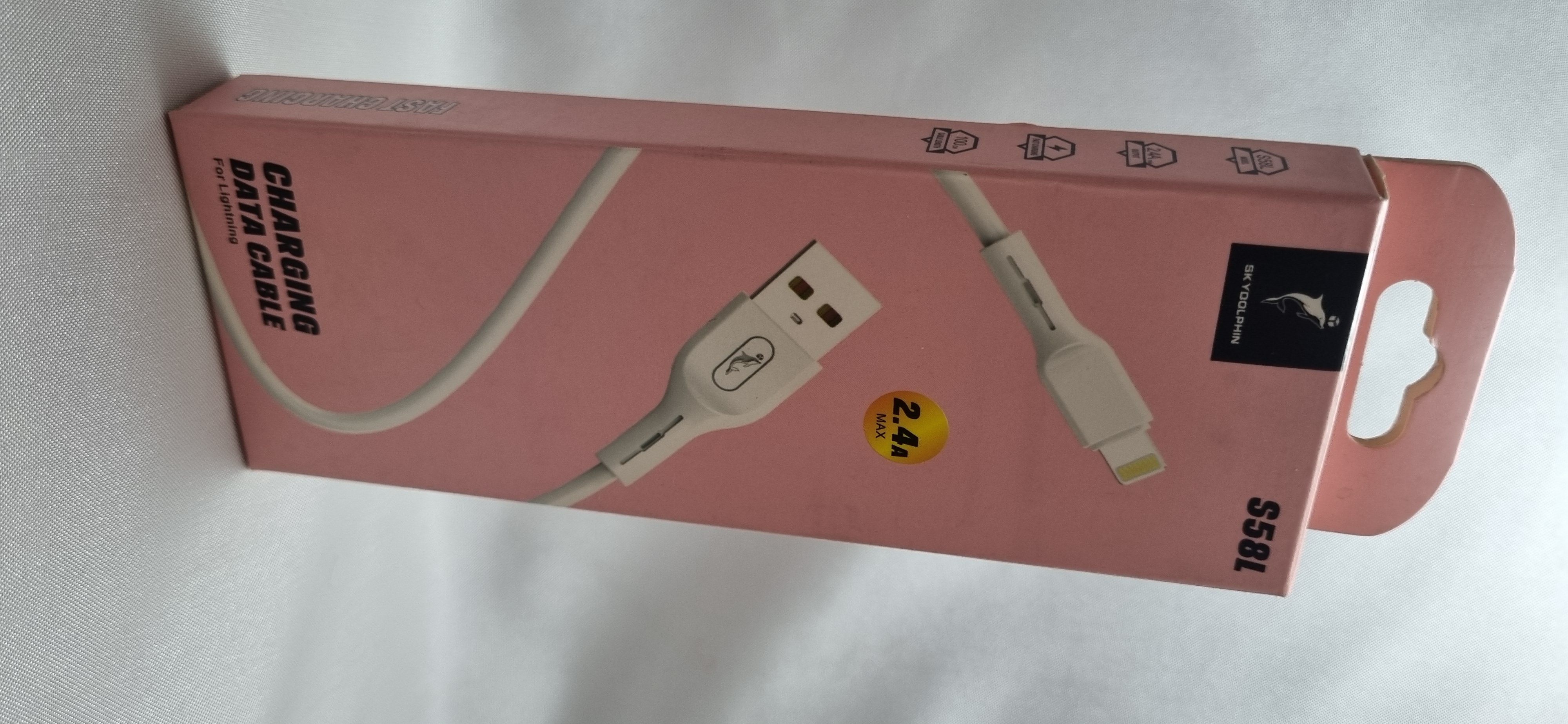 کابل شارژلایتنینگ SKY DOLFHIN مدلS58L