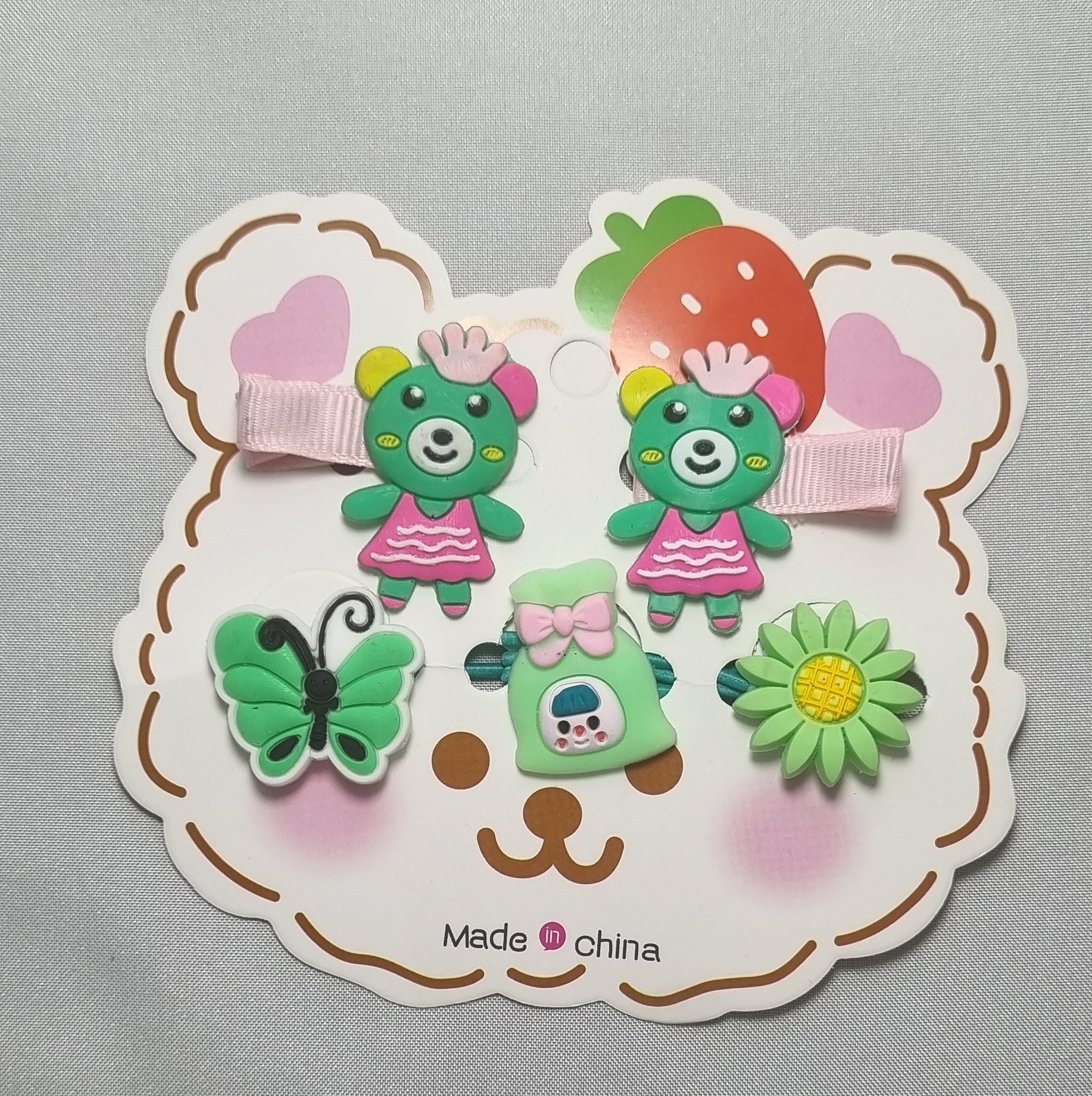 پک پنج تایی گیره و کش مو فانتزی