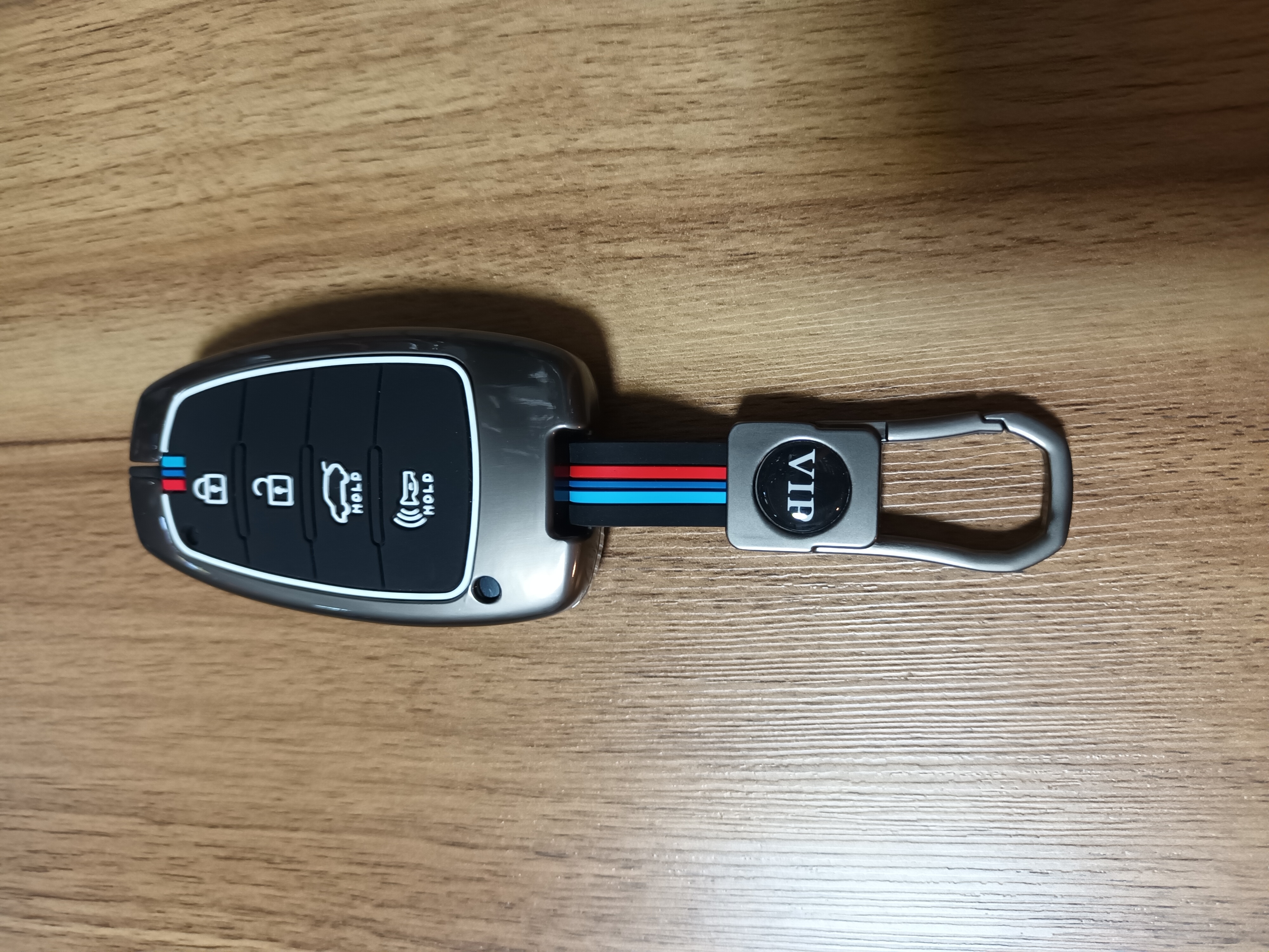 کاور فلزی ریموت سانتافه ۴دکمه