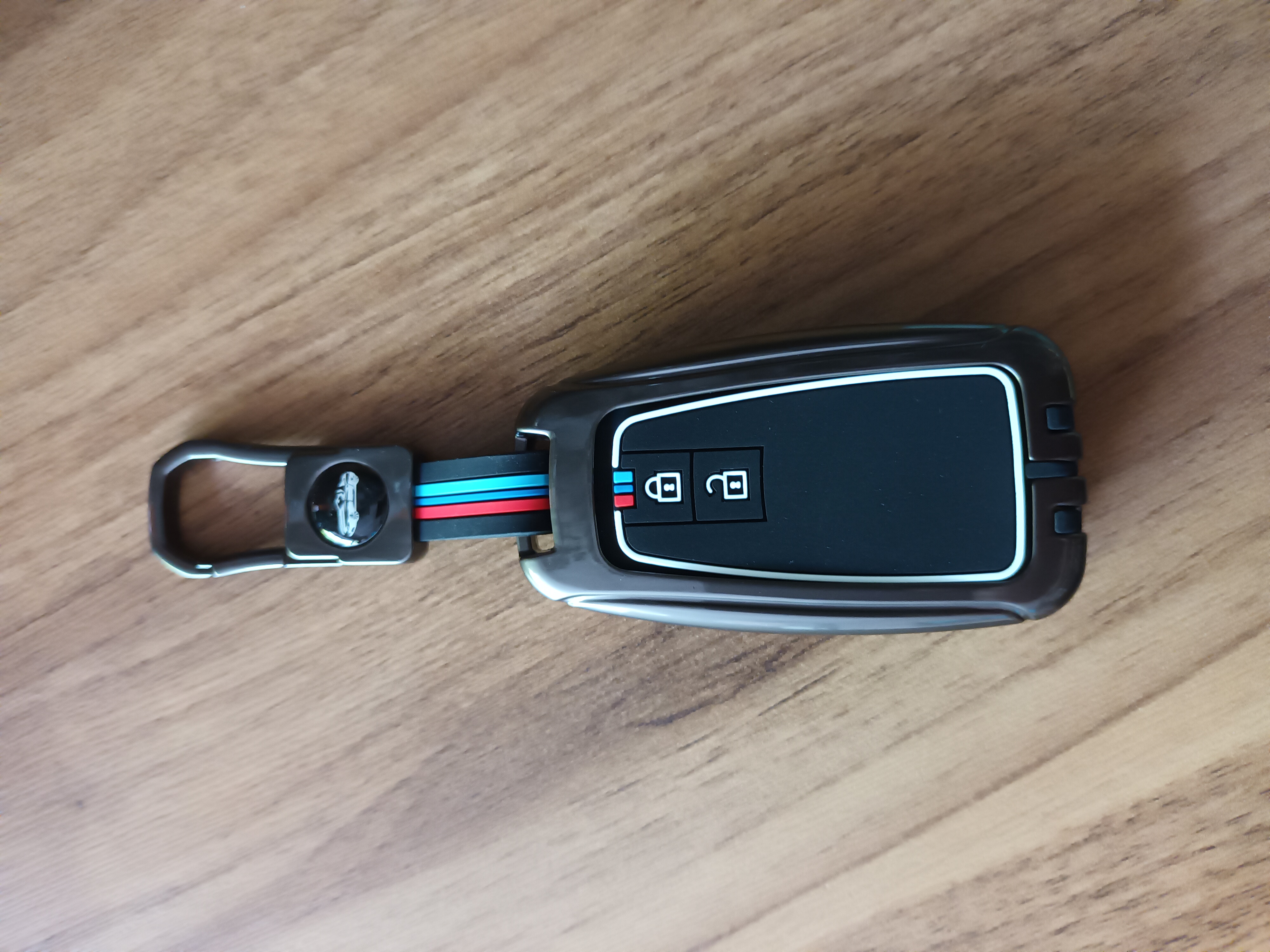 کاور فلزی ریموت تویوتا کیلس دو دکمه